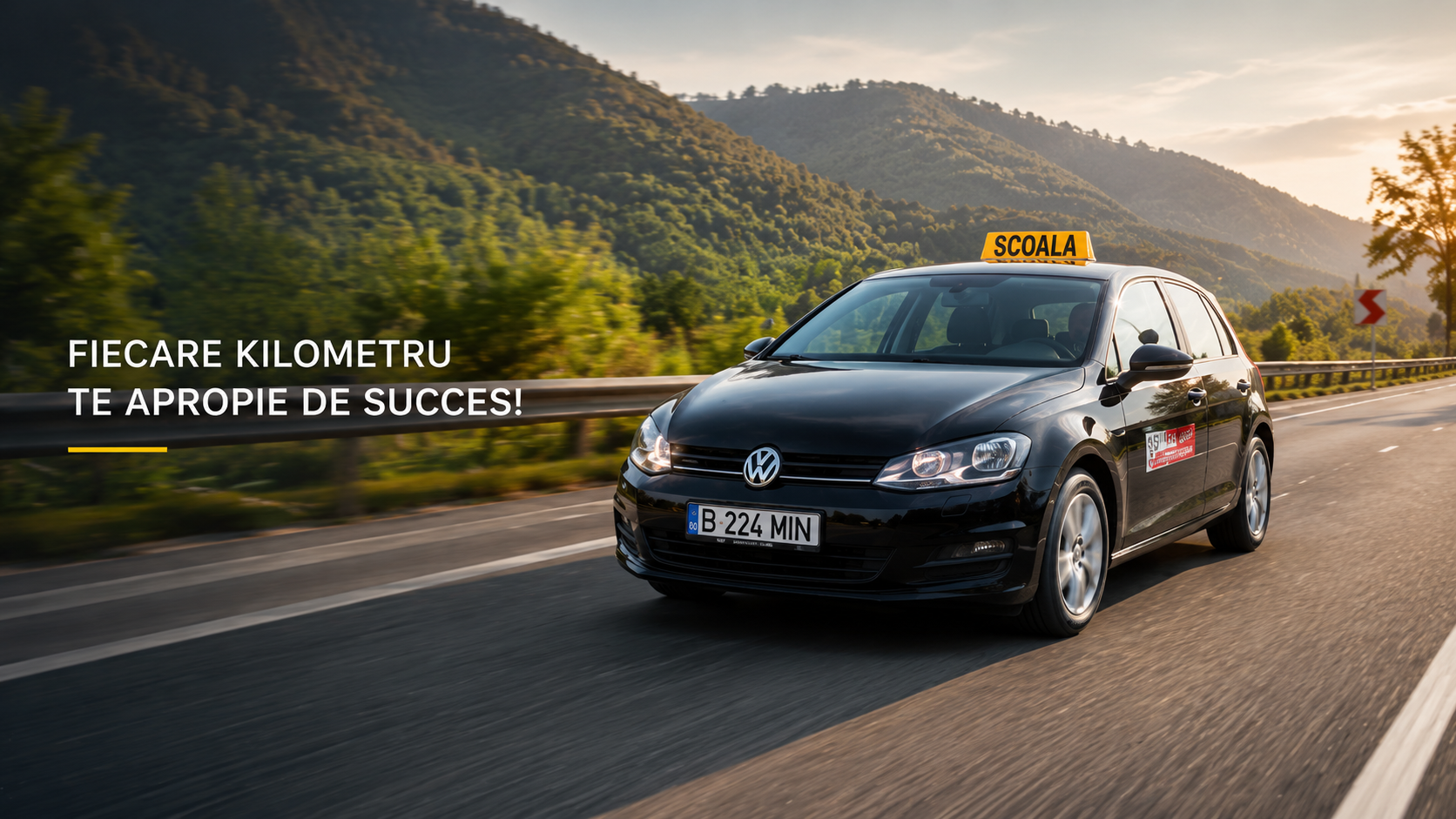 Banner Auto Minda despre progres și încredere la volan